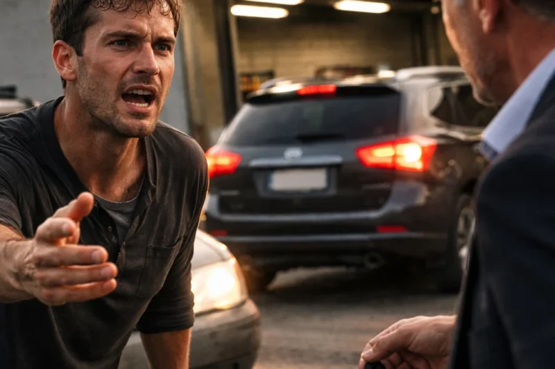 Il refuse de sauver une vie pour ses sièges en cuir : l&rsquo;acte héroïque de son apprenti change tout